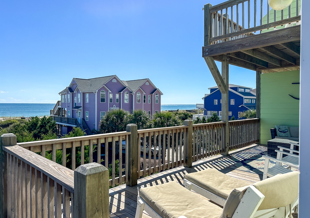 2nd Floor Balcony Oceanfront View