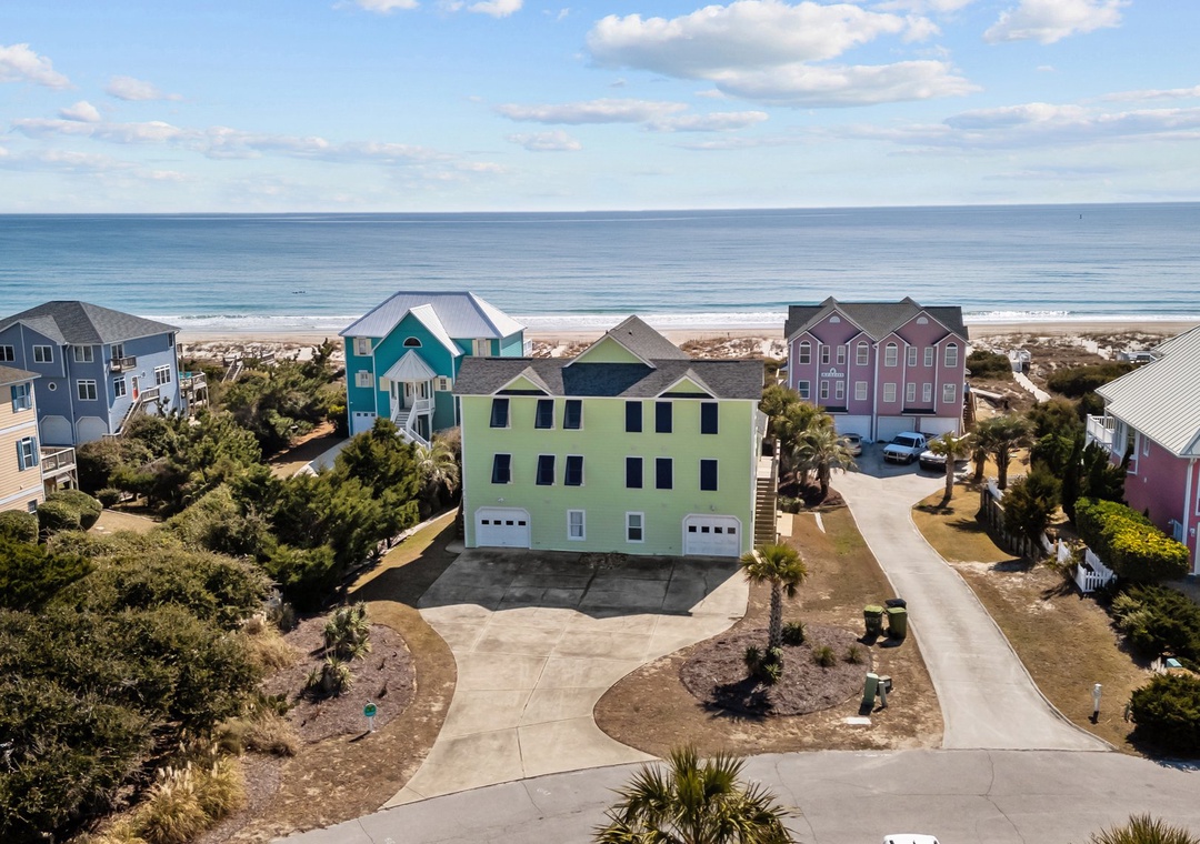 Aerial View of House