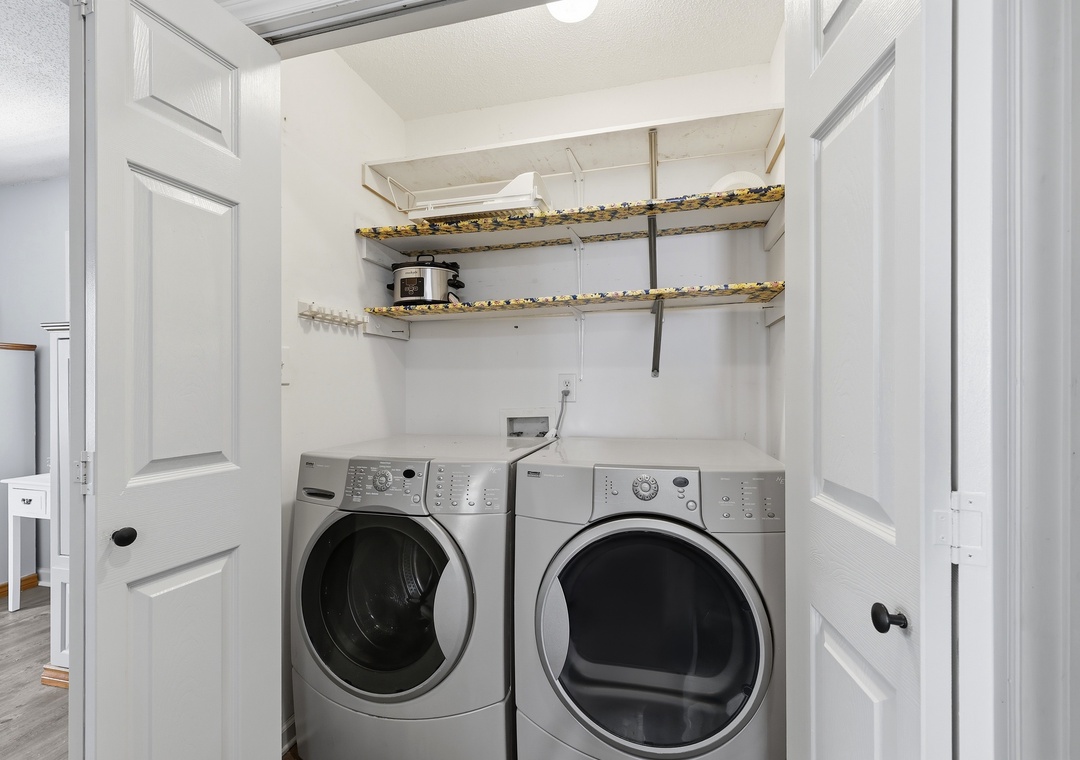 Ospreys Nest | Second Floor In-Unit Laundry