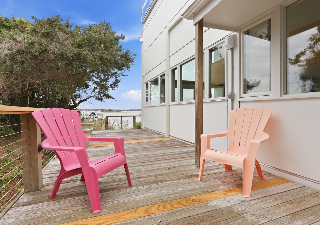 Bogue House | Soundside Deck