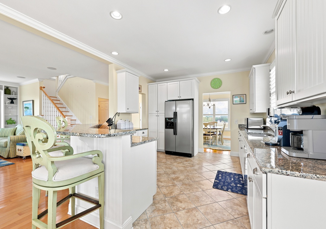 Blue Chair Stays | Kitchen