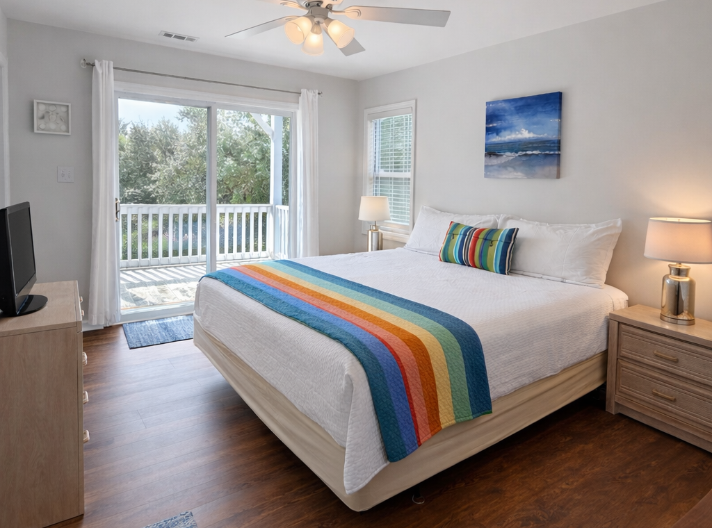 King Bed and Private Bath