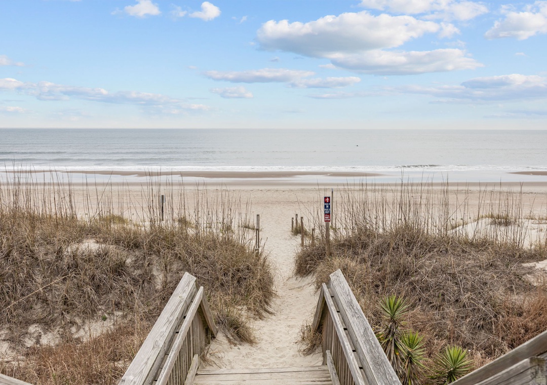 Stairs Leading to the Beach