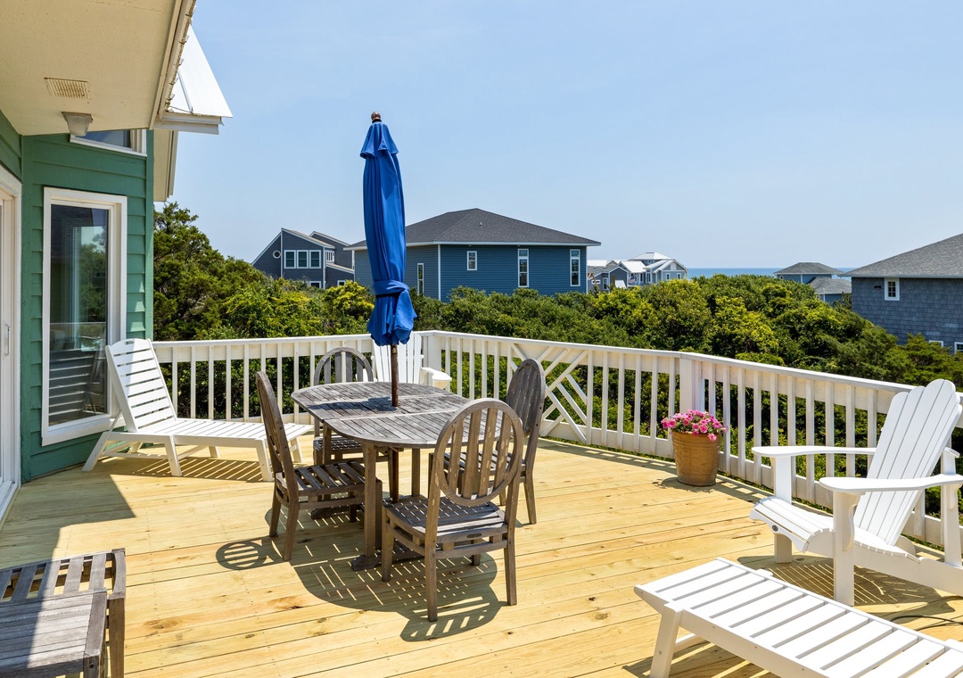 Top floor balcony