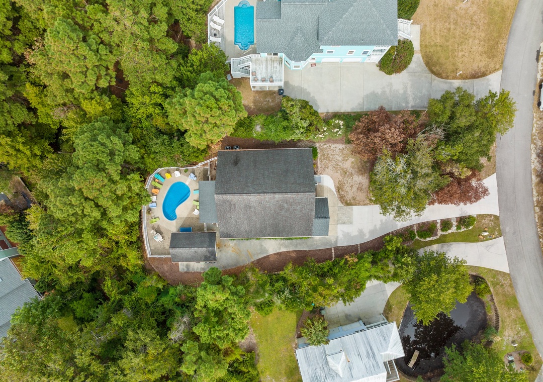 Overhead View Vacation Rental