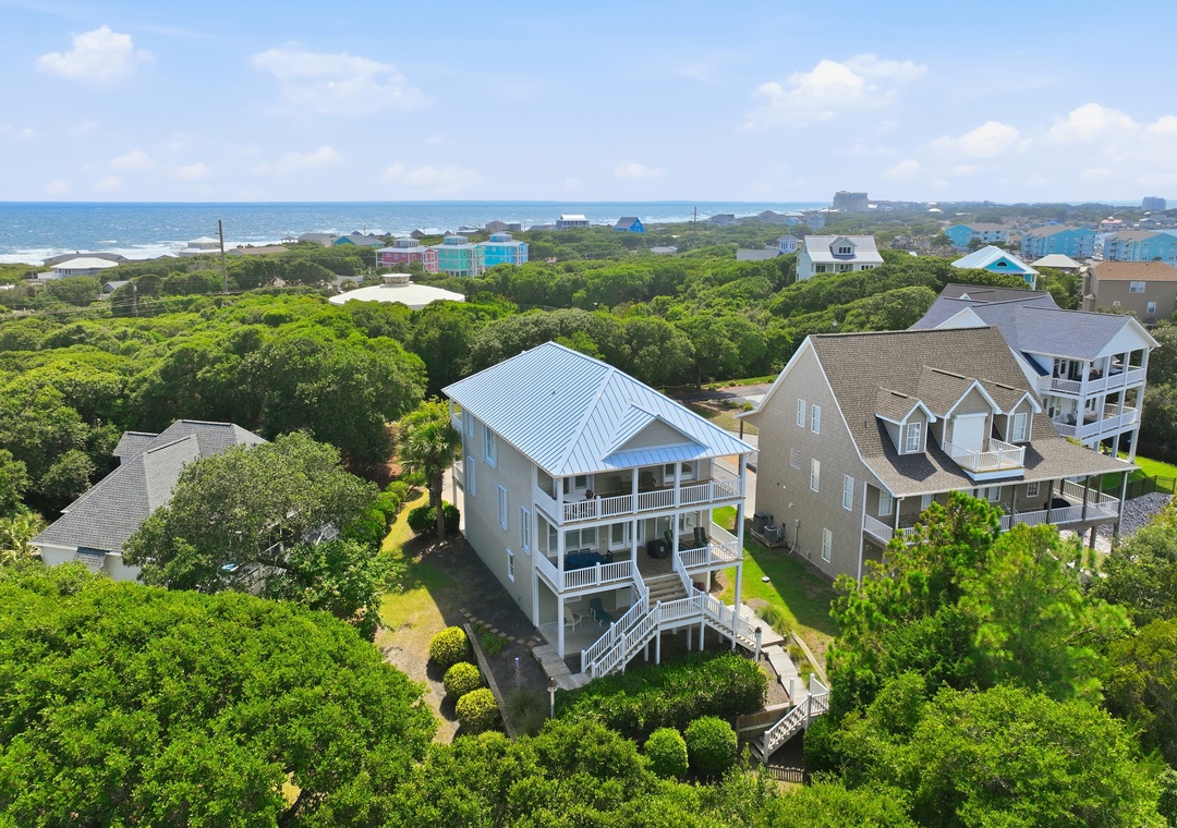Blue Chair Stays | Aerial View