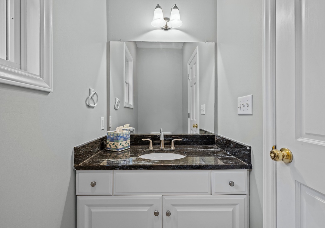 1/2 bath off the Kitchen