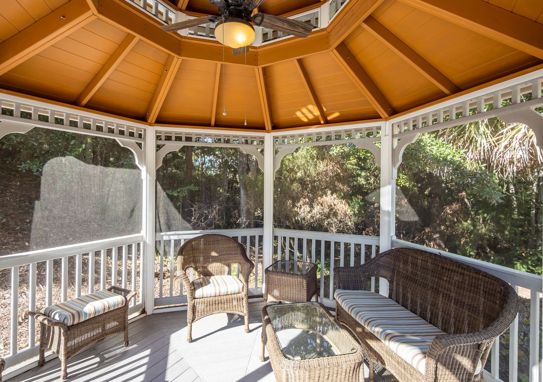 Fully Screened Gazebo