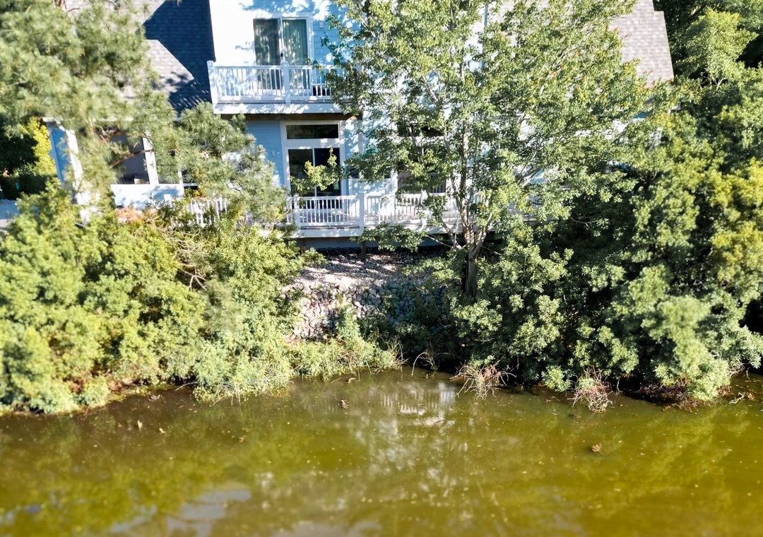 Exterior view from Pond