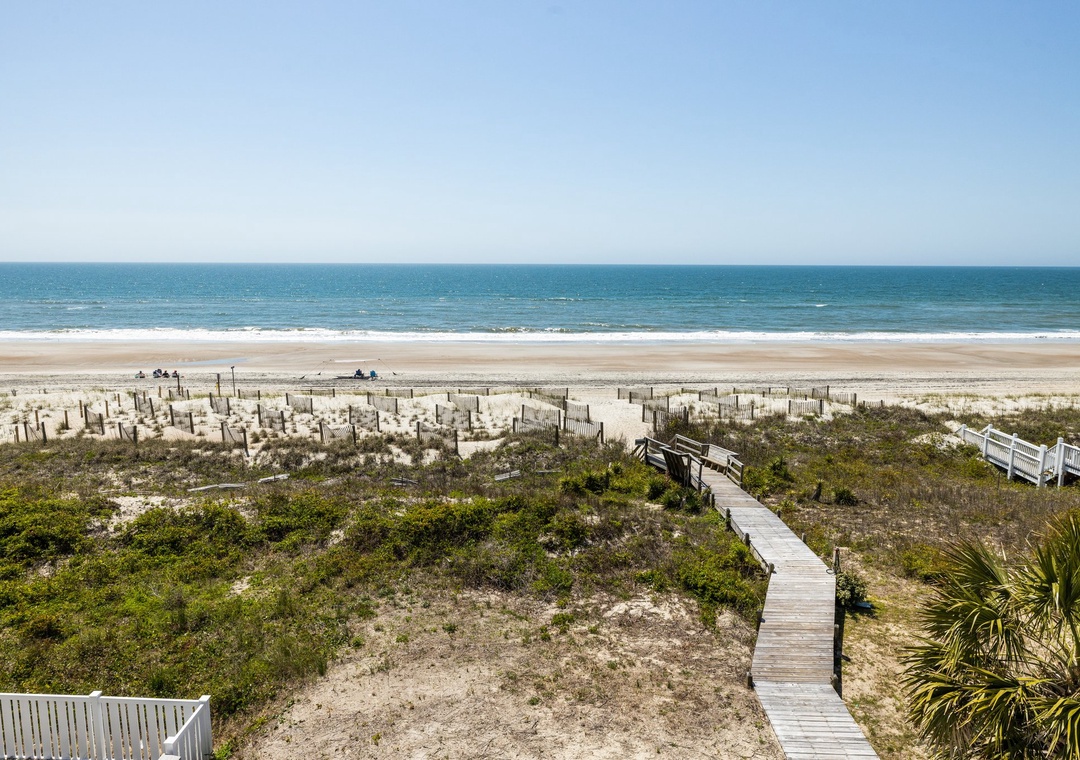 Walkway to beach