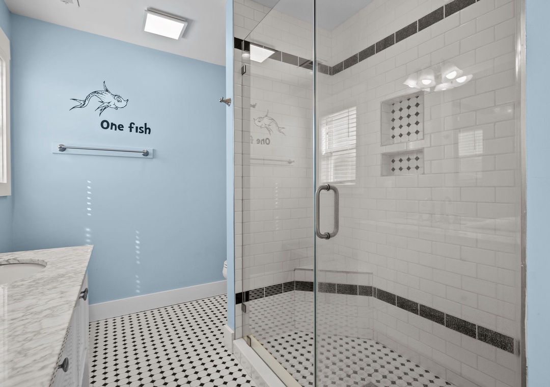 King room attached bathroom