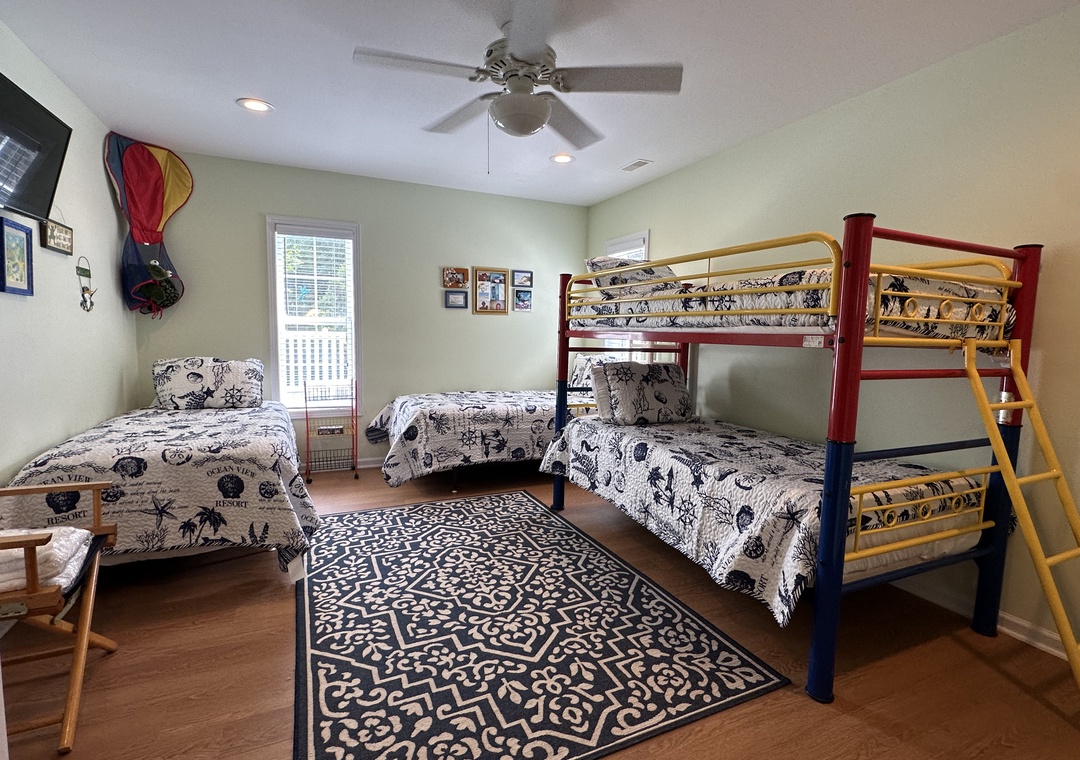 Ground Floor Bunk/Rec Bedroom