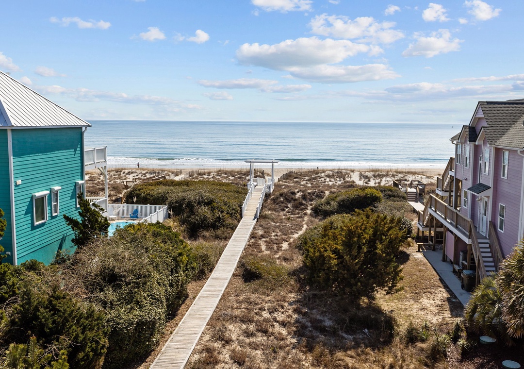 Walkway to the beach