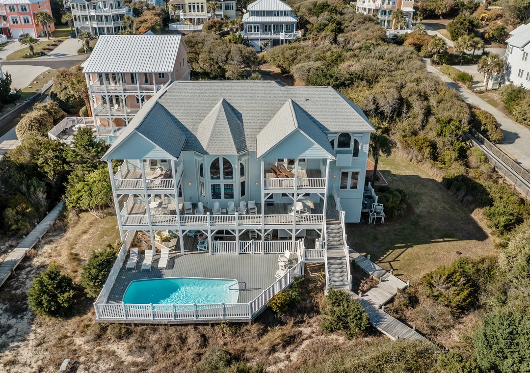 Back of House Aerial view