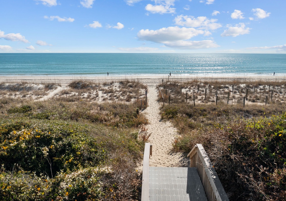 Beach Access just at the end of the street!