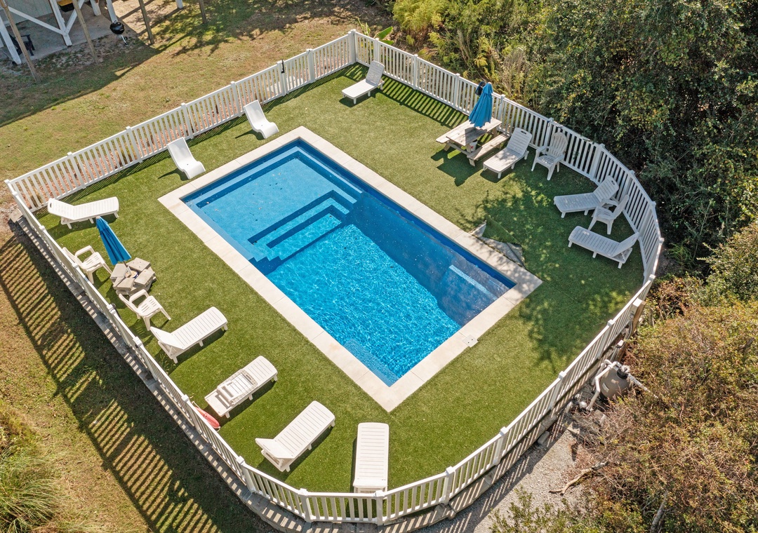 Aerial Of Pool