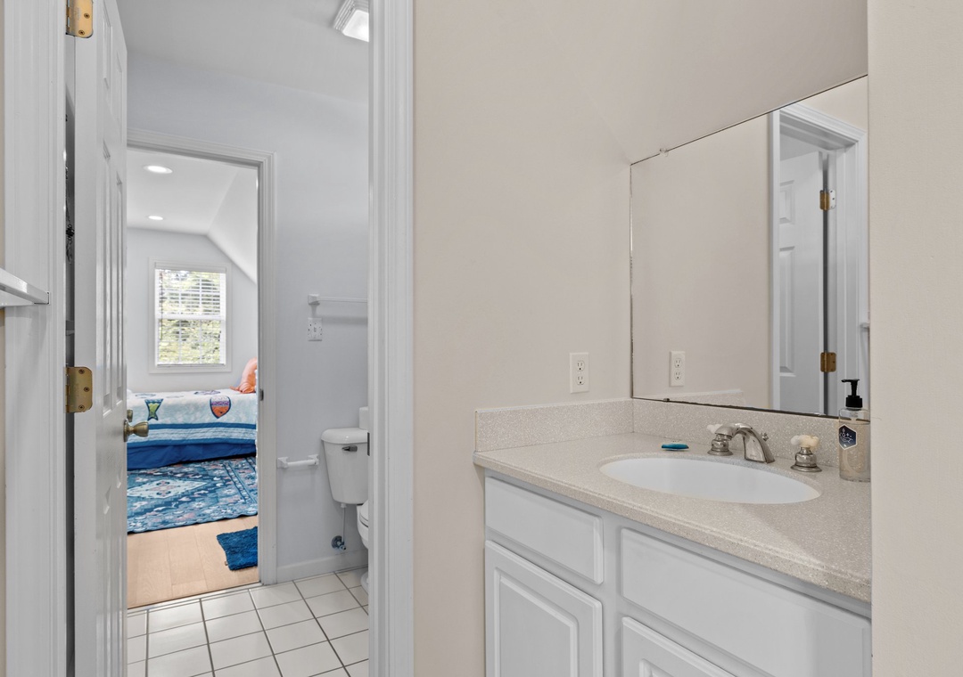 Top Floor Shared Jack and Jill Style Bathroom