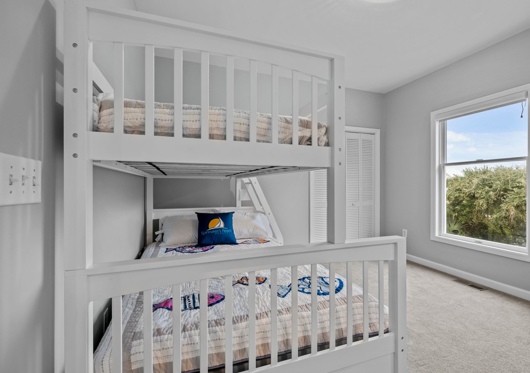 Bunk room on second floor