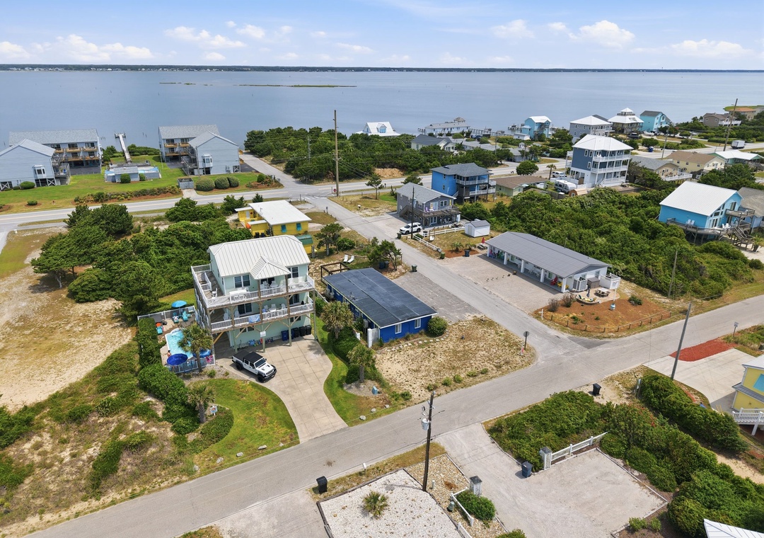 View showing the distance to the sound/ICW