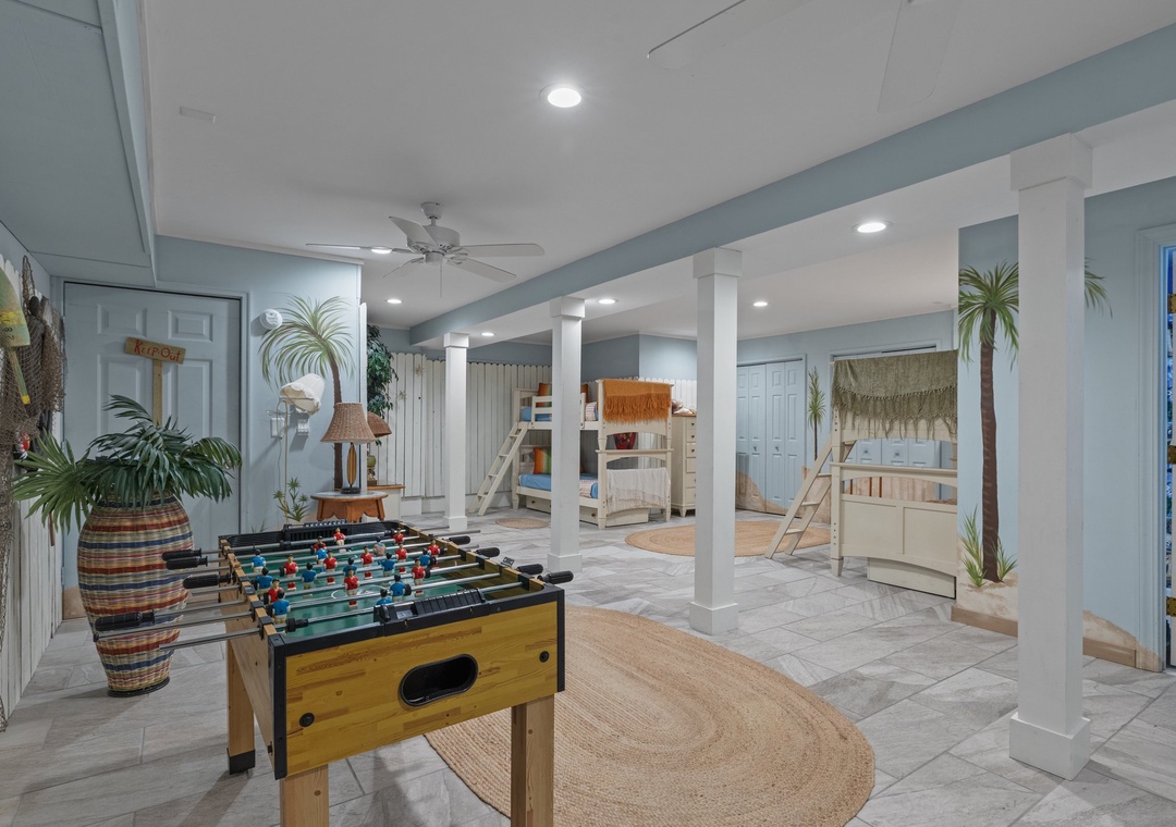 Rec Room and Bunk Room on the Ground Floor