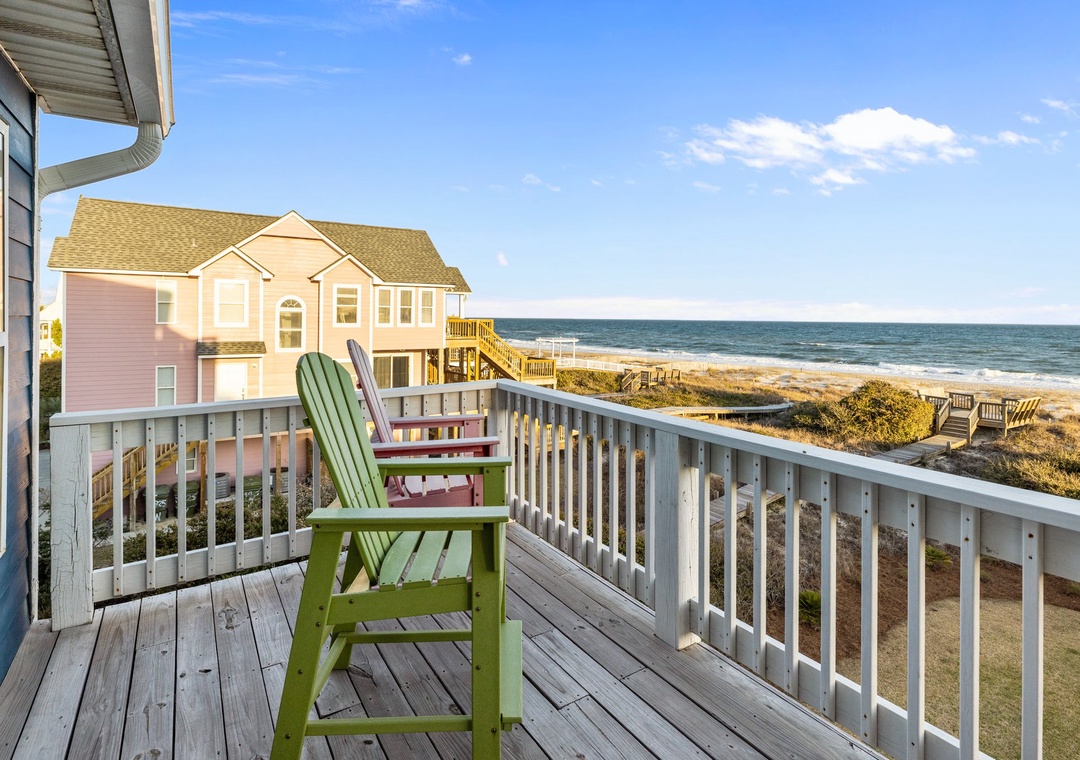 Deck off bedrooms