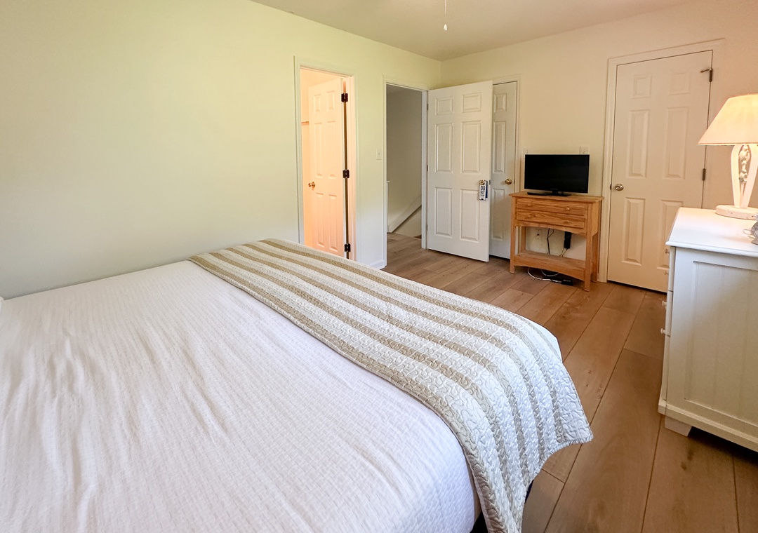 Bedroom with King Bed and private bath