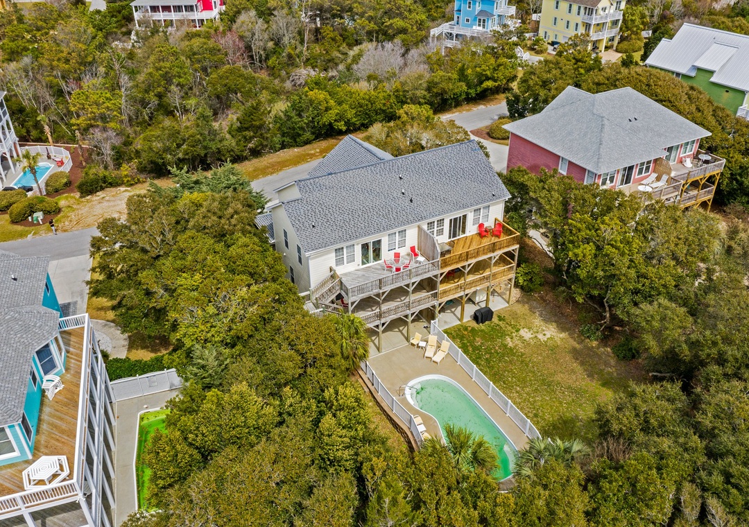 Back of House Aerial View