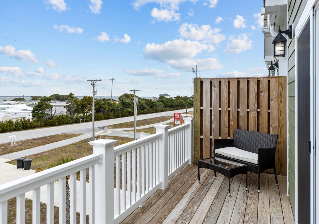 Soundview Deck off Kitchen