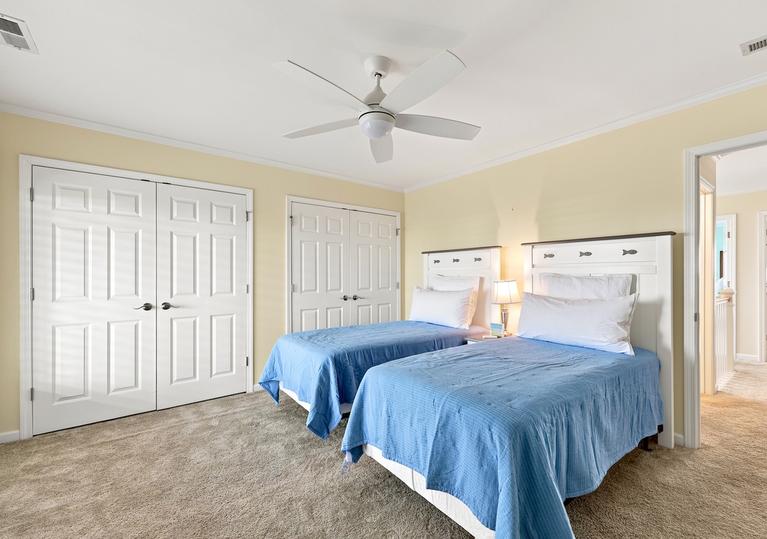 Blue Chair Stays | Bedroom