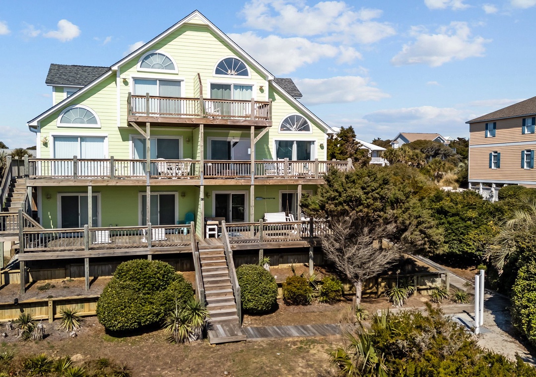 Backyard View of the House