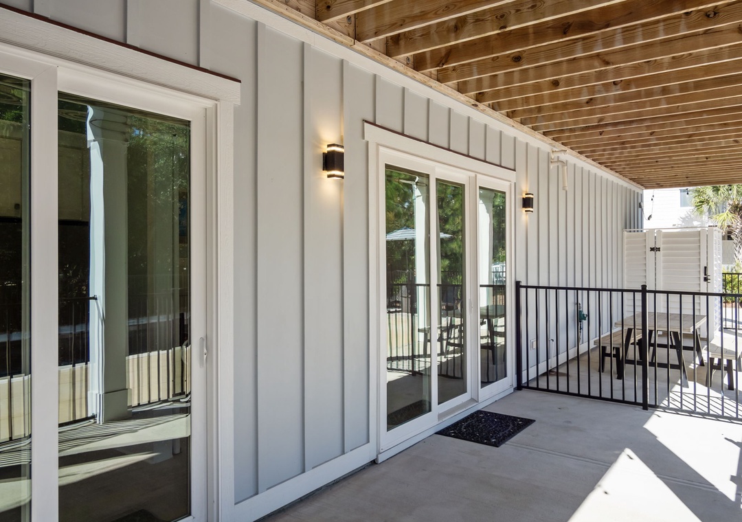 BOTTOM FLOOR BACK DOORS
