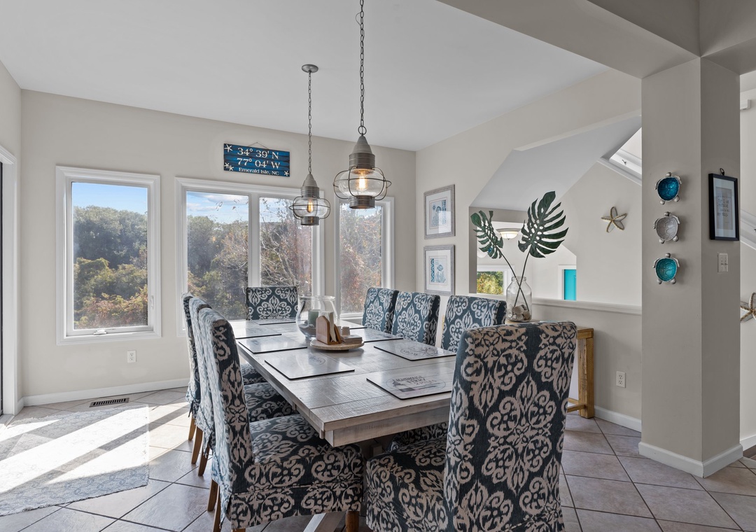 Ample Seating in the Dining Room