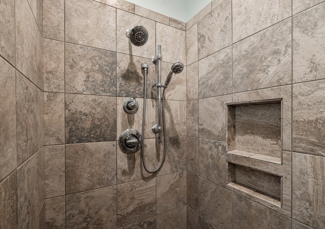 Primary King Suite Walk in Shower