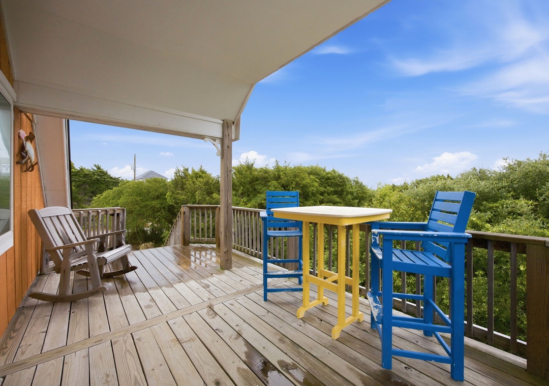 Deck off the Living Room