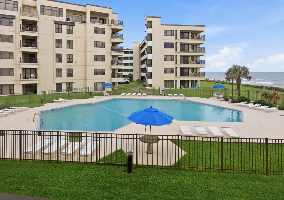 Summer Winds B-233 | Community Pool and Ocean View