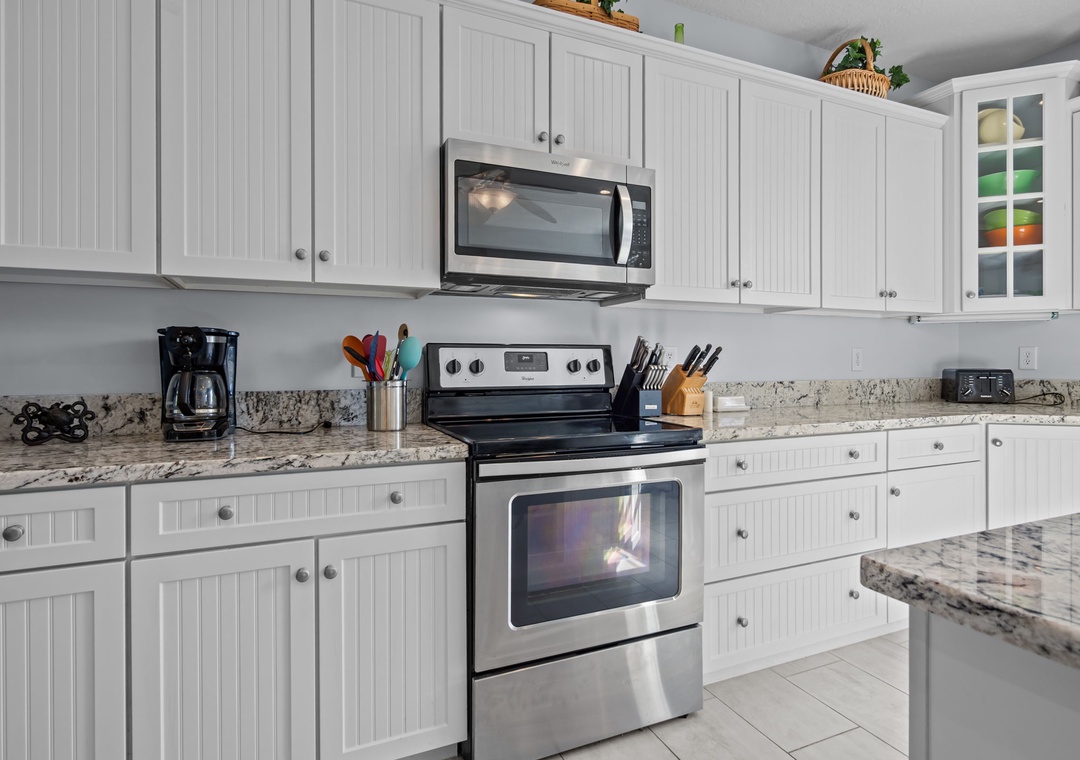 Stove and Microwave