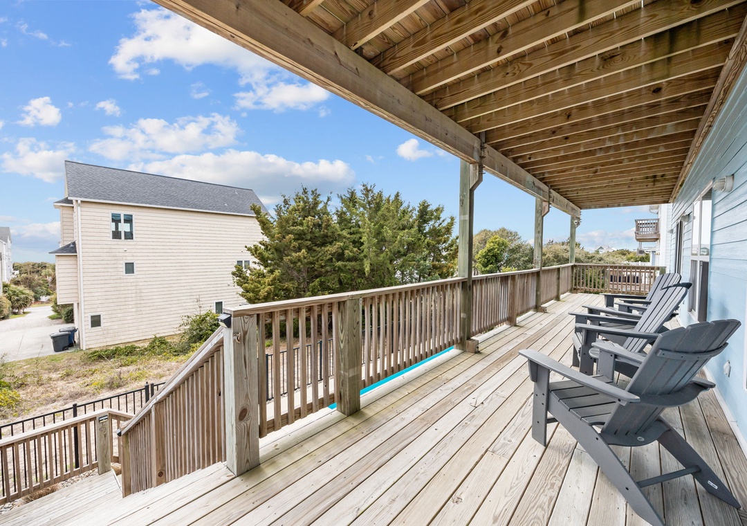 Large Deck Leading to the Private Pool