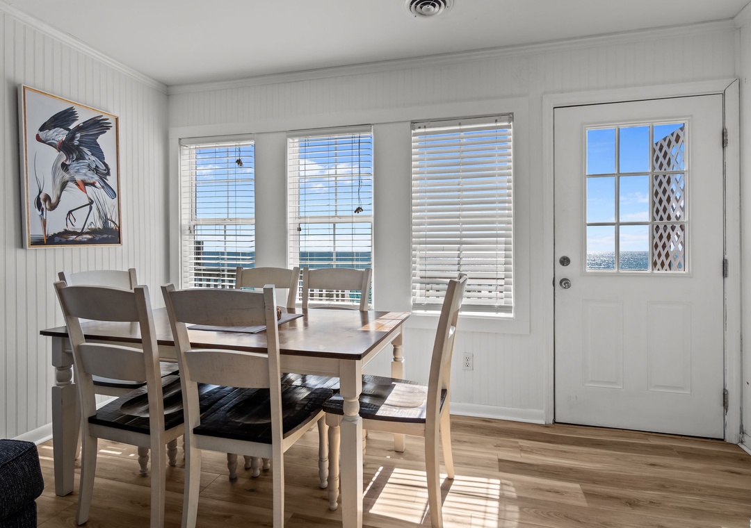 Dining Room with a View!