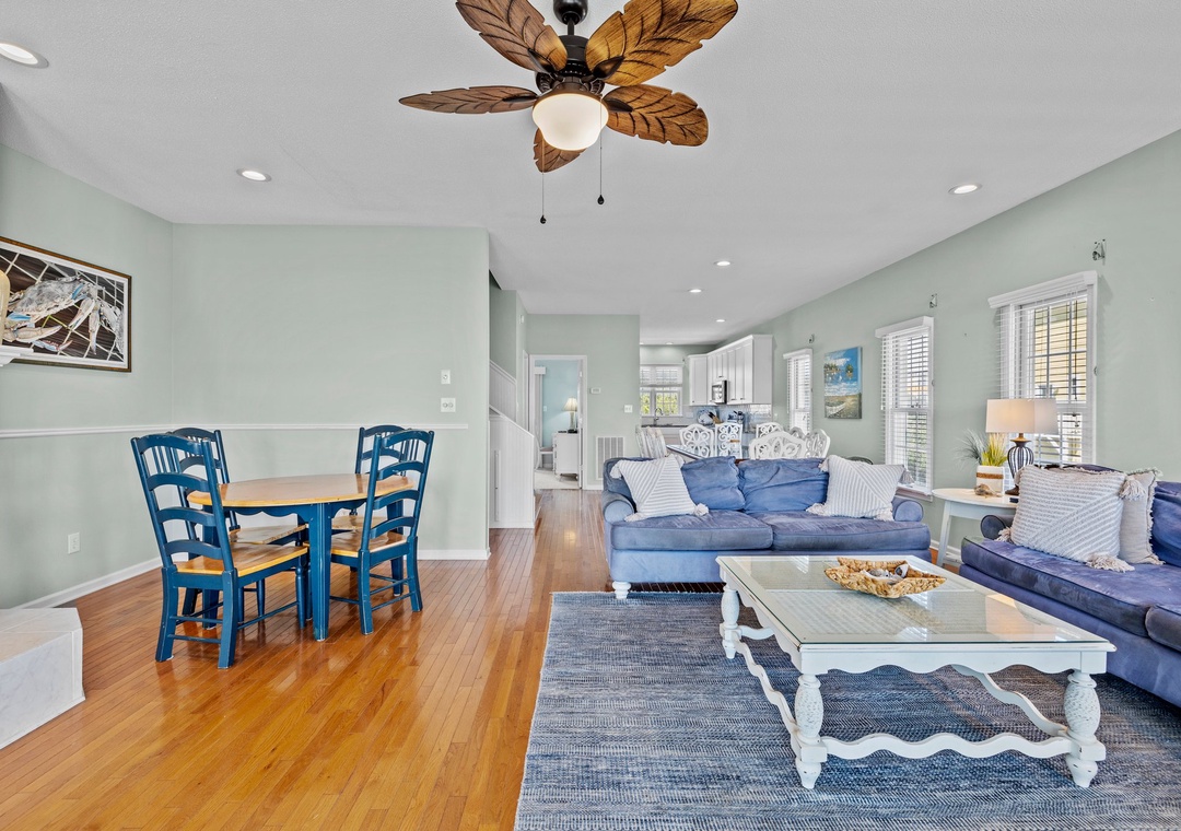 More Dining space in the Living Room
