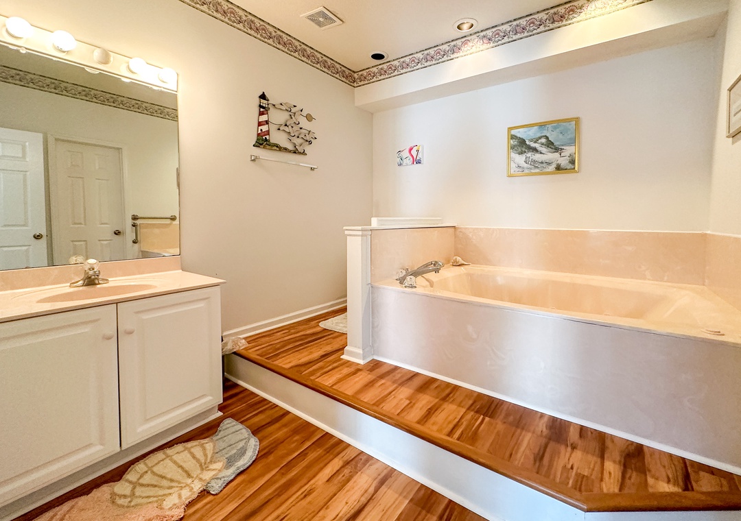 Attached bathroom
