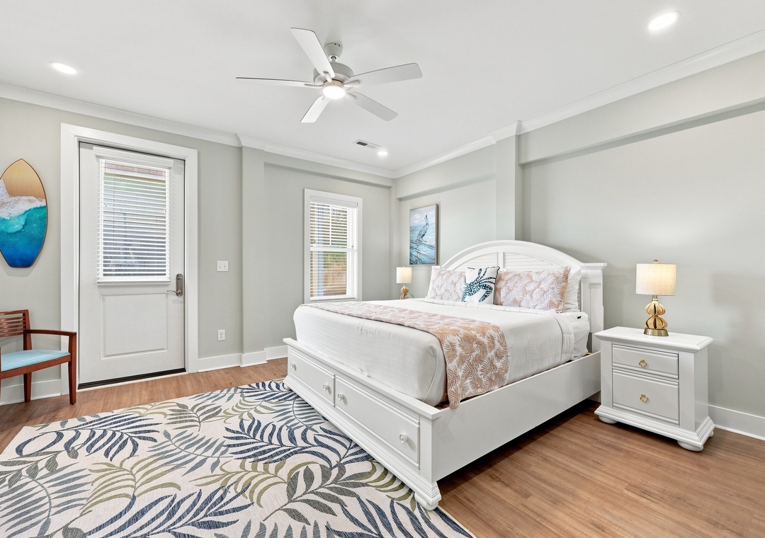 Emerality | Second Level King Bedroom with Ensuite