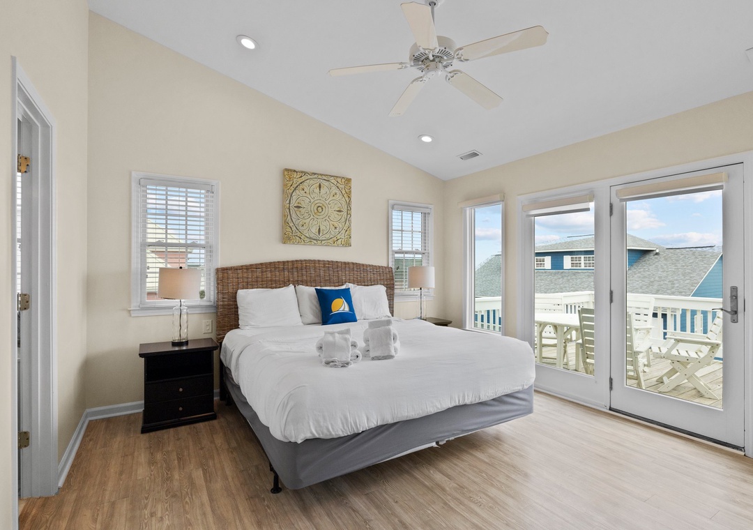 Primary King Suite (Top Floor)