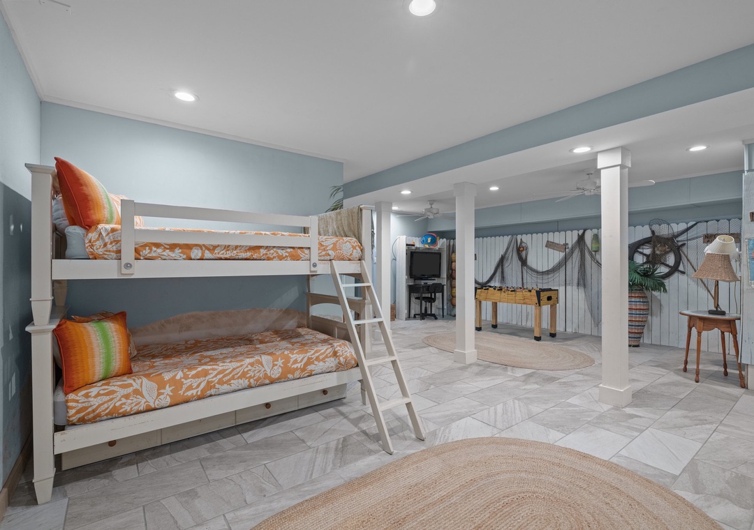 Rec Room and Bunk Room on the Ground Floor