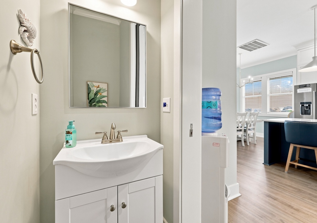 Emerality | Top Level Half Bath