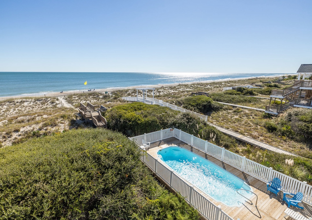 View of Pool from Top Floor