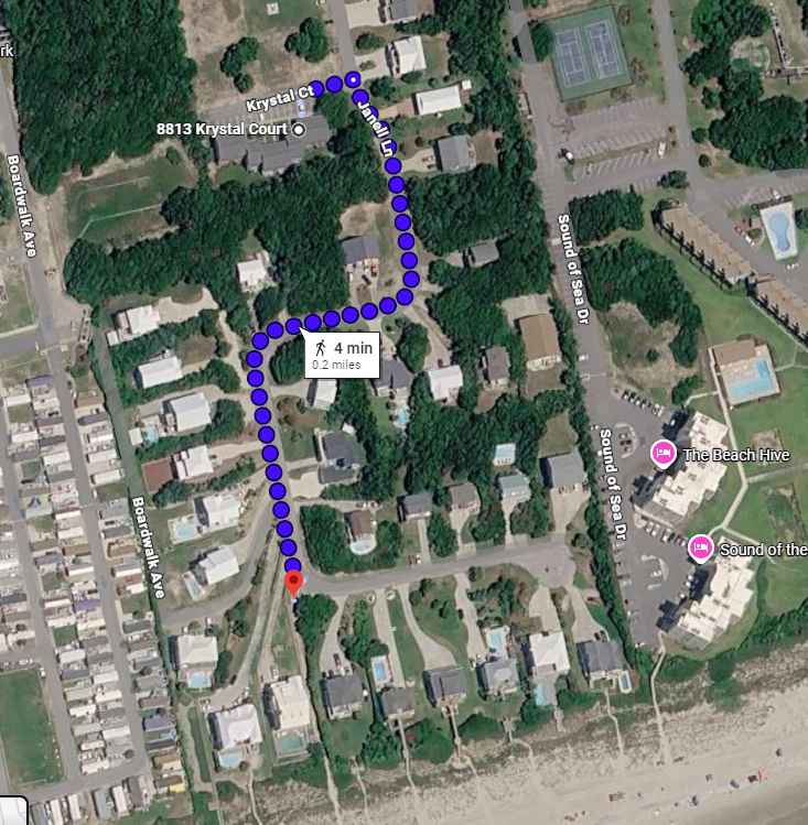 Easy Walk to the Beach Access!