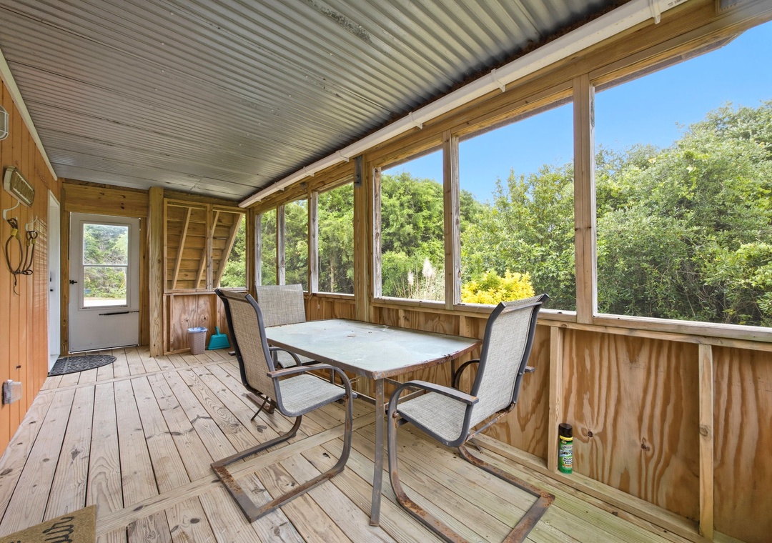 Deck off the primary bedrooms