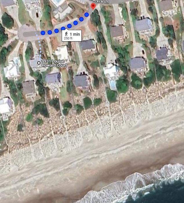 Emerald Dream beach access map
