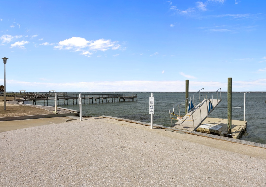 Waterfront location features easy dock access and scenic bay views for your coastal getaway.