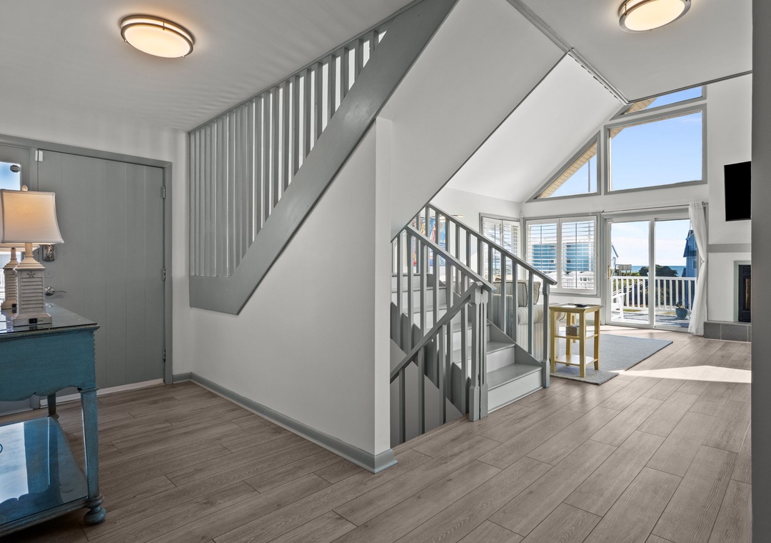 Stairs to the Loft or down to ground floor